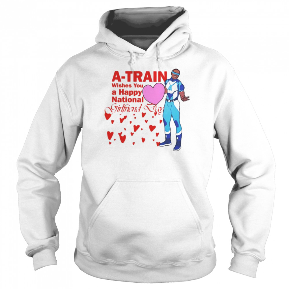 A Train Wishes You A Happy National Girlfriend Day Shirt Unisex Hoodie