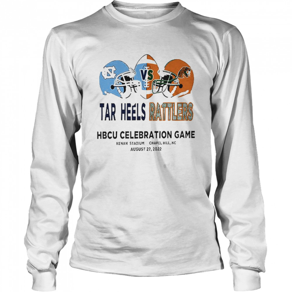 Best North Carolina Tar Heels Vs Florida Am Hbcu Celebration Game Shirt Long Sleeved T Shirt