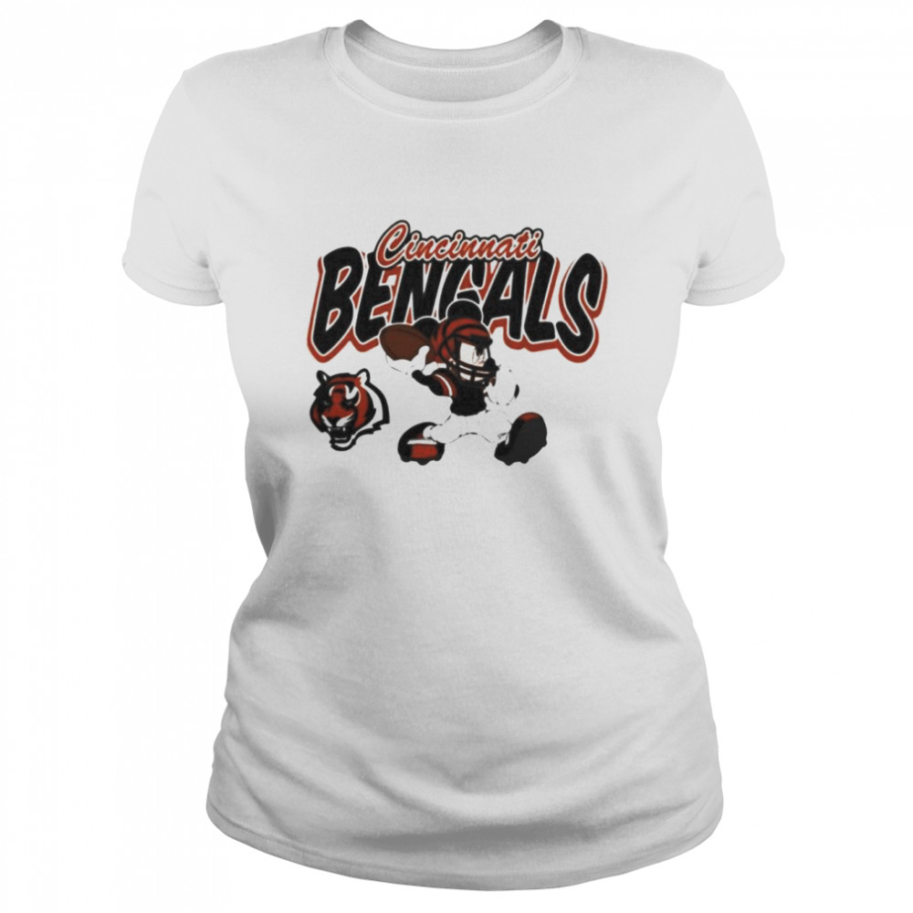 Cincinnati Bengals Football Team Mickey Shirt Classic Womens T Shirt