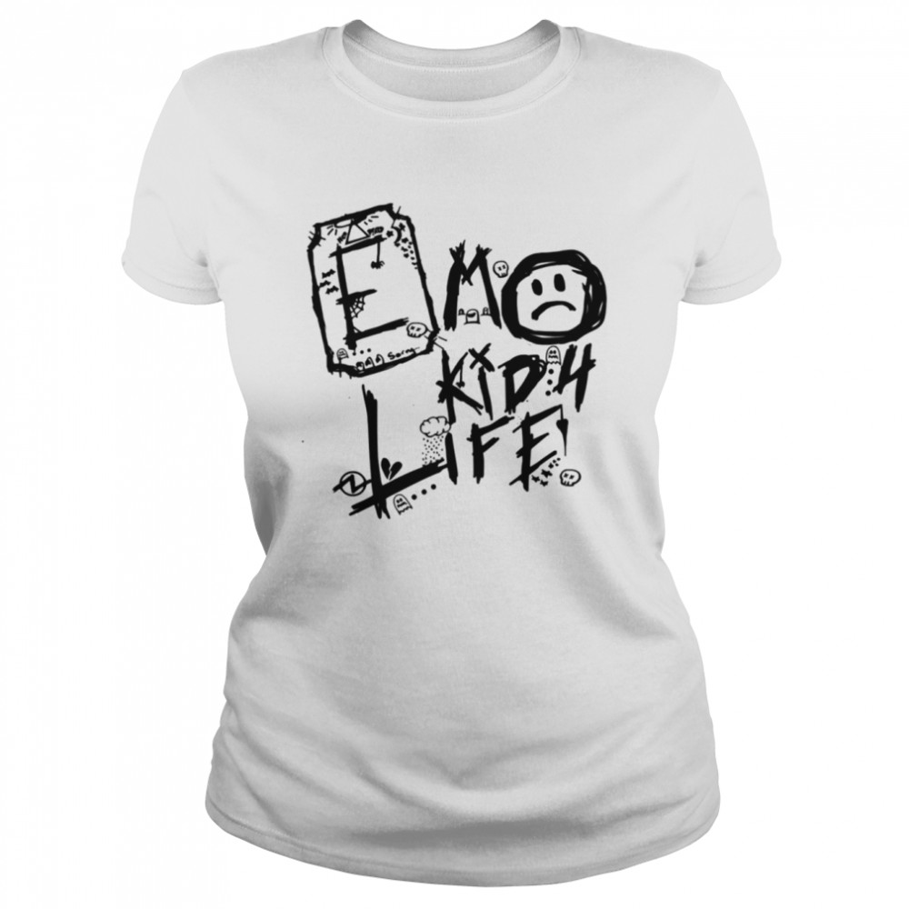 Emo Kid 4 Life Mcr Shirt Classic Women'S T-Shirt