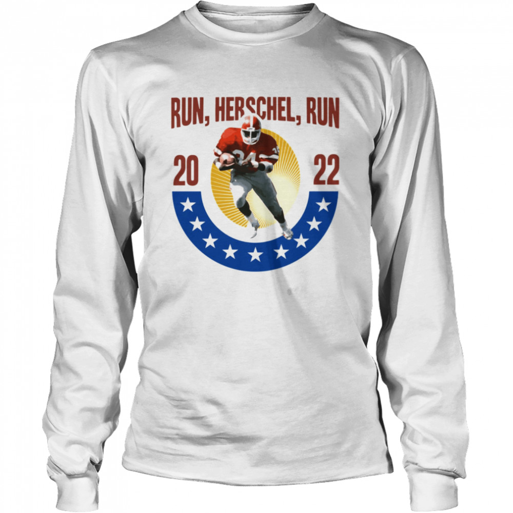 Football Herschel Walker For Senate Georgia 2022 Senate Election Shirt Long Sleeved T-Shirt