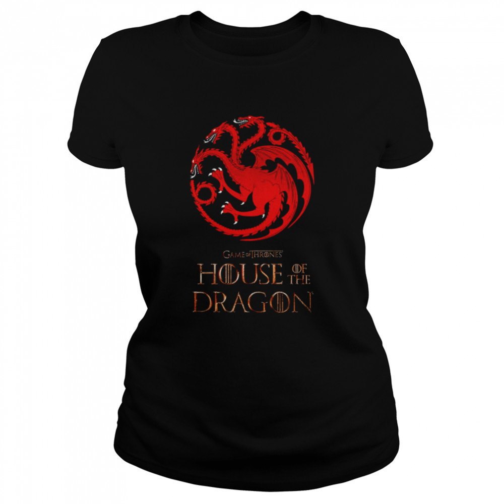 House Of Thedragon Font New Series Shirt Classic Womens T Shirt