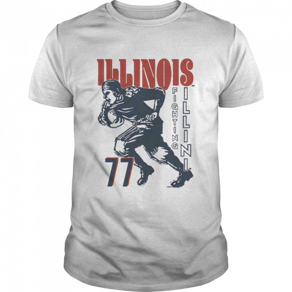 Illinois Fighting Illini 77 football shirt