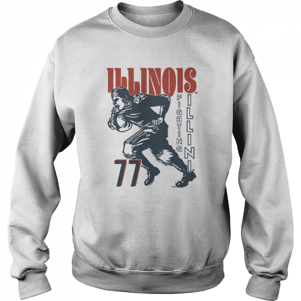 Illinois Fighting Illini 77 Football Shirt Unisex Sweatshirt