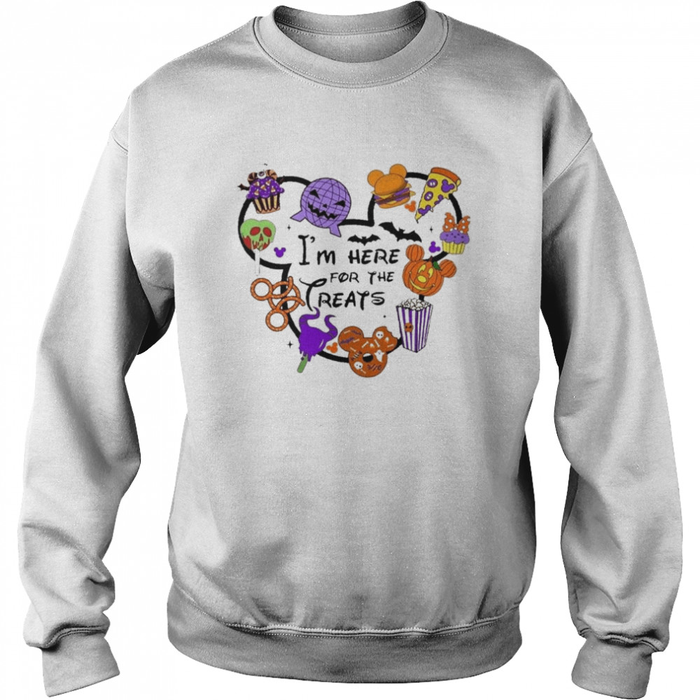 I’m Here For The Treats Disney Halloween  Unisex Sweatshirt