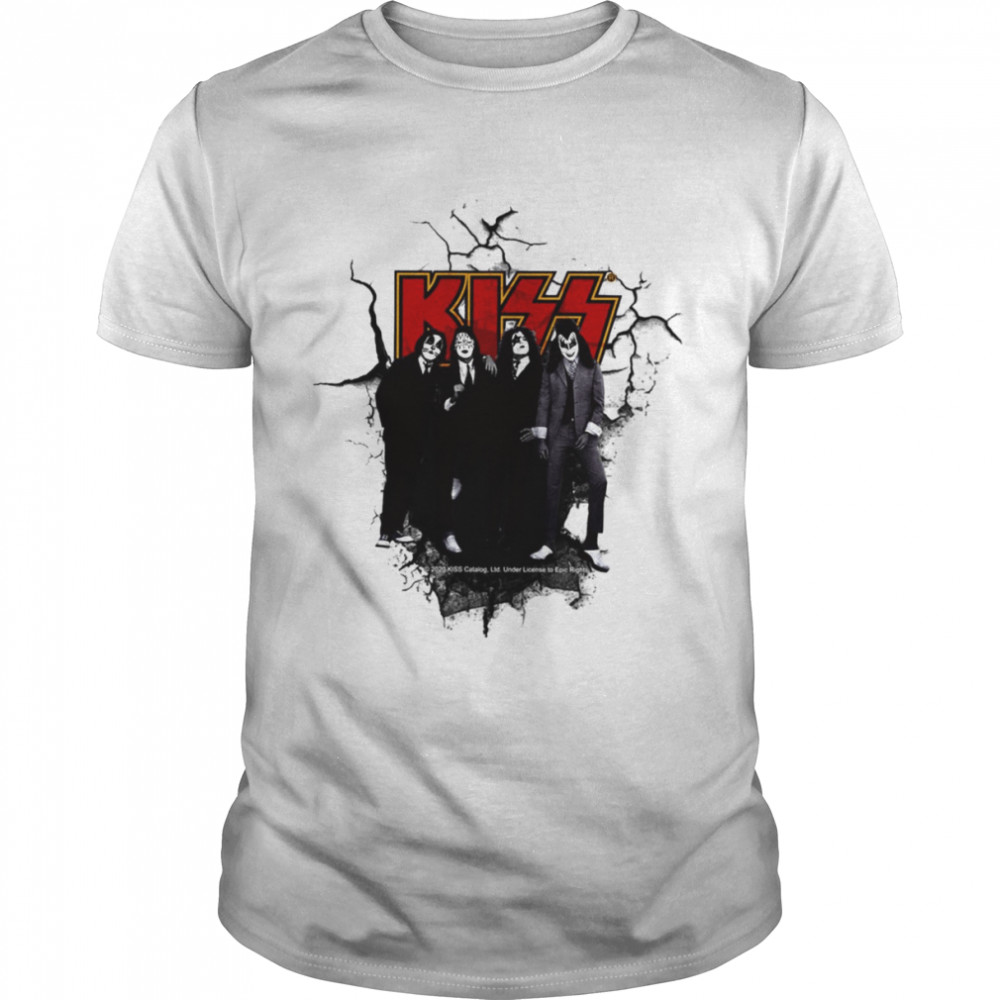 Kiss The Band Dressed To Kill Red shirt