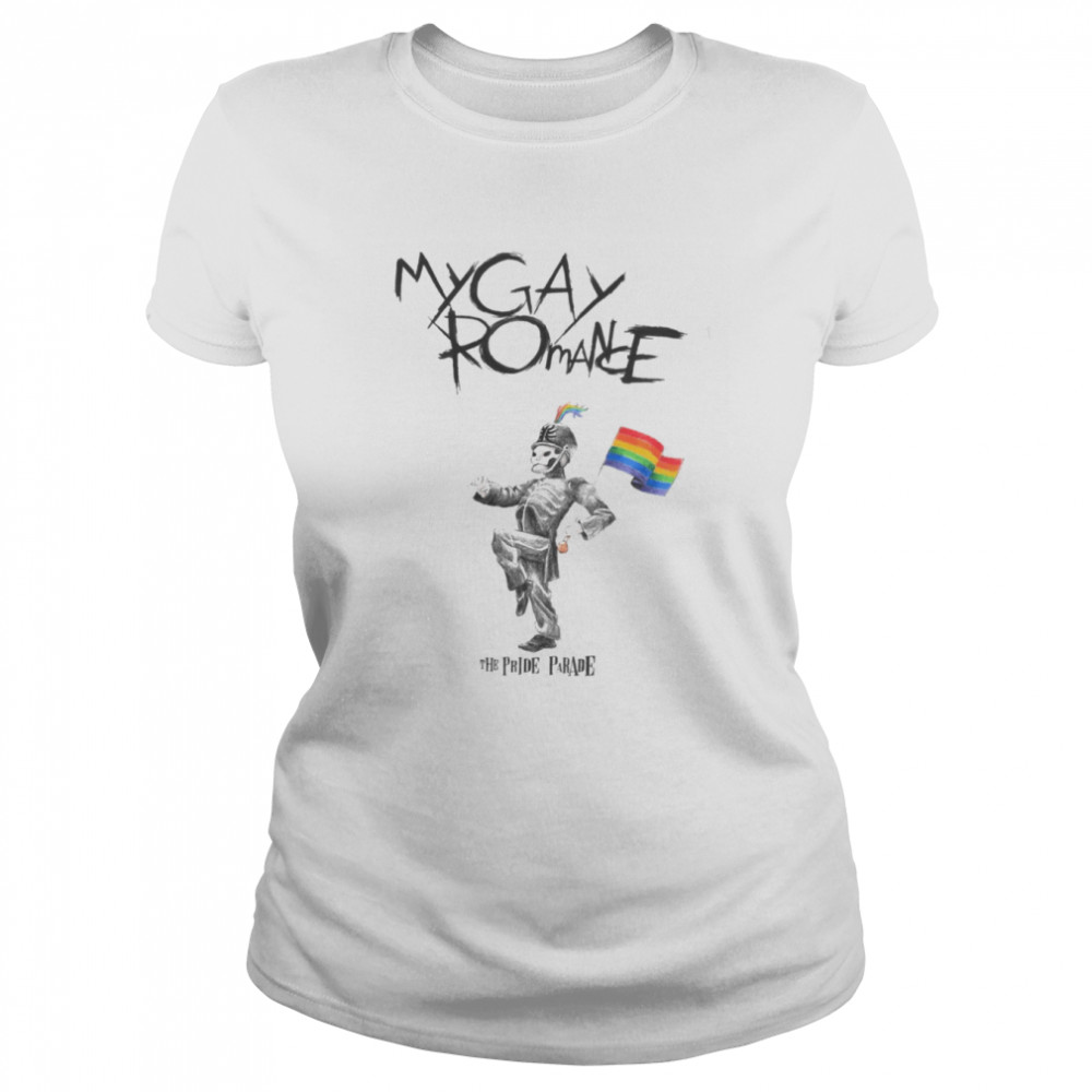 Mcr My Gay Romance The Pride Parade Shirt Classic Womens T Shirt