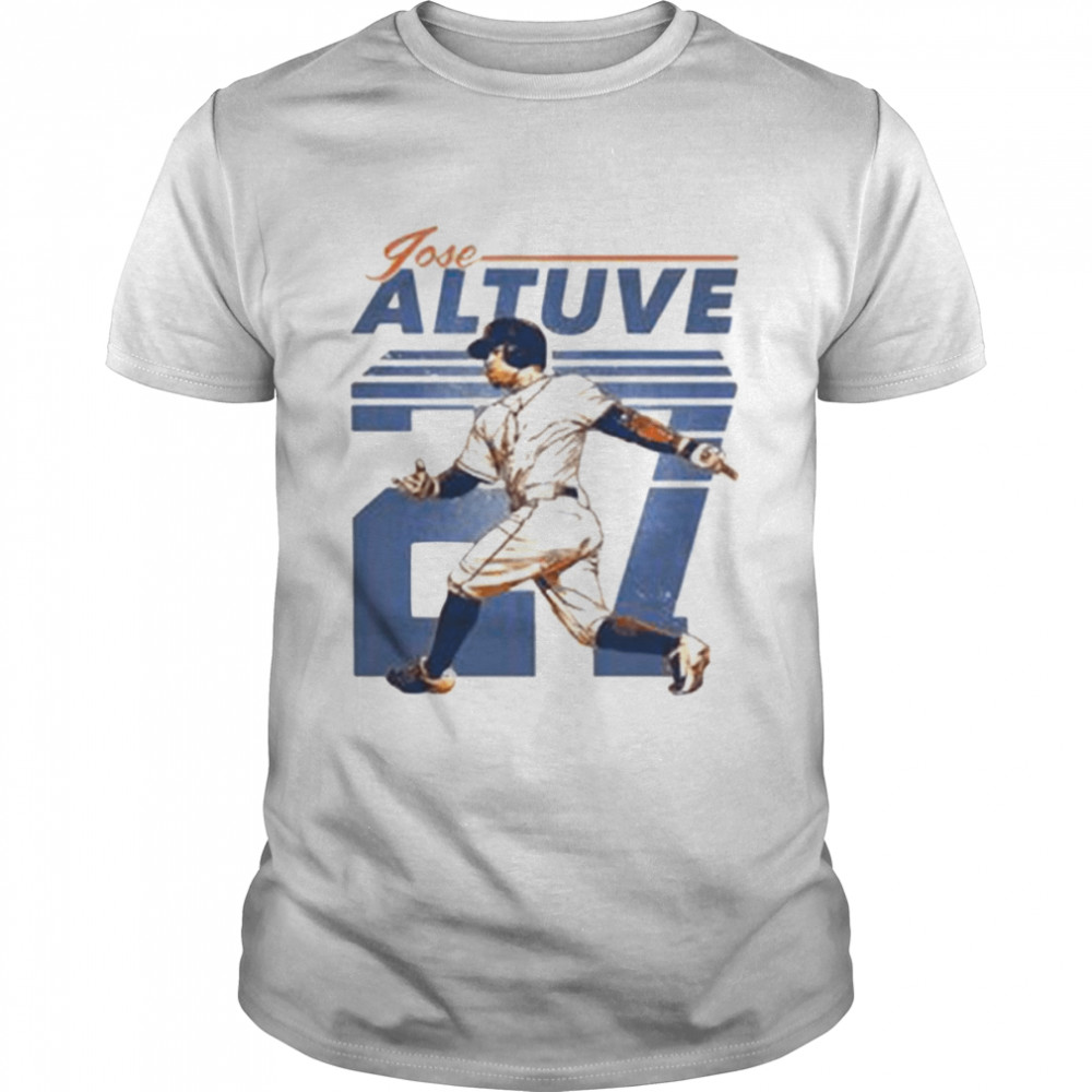 No 27 Houston Jose Altuve Player shirt