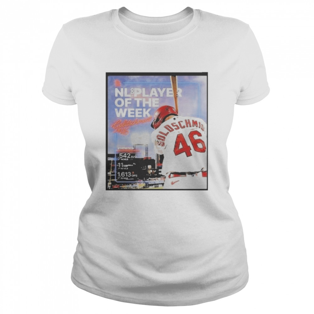 Paul Goldschmidt St Louis Cardinals Nl Player Of The Week  Classic Women'S T-Shirt