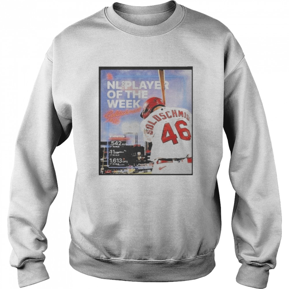 Paul Goldschmidt St Louis Cardinals Nl Player Of The Week Unisex Sweatshirt