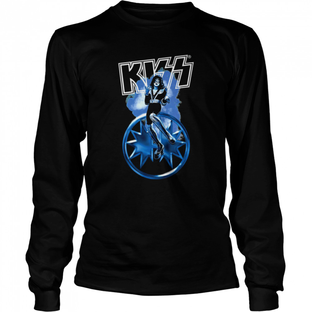 Spaceman Kiss Band Vintage Shirt Long Sleeved T Shirt