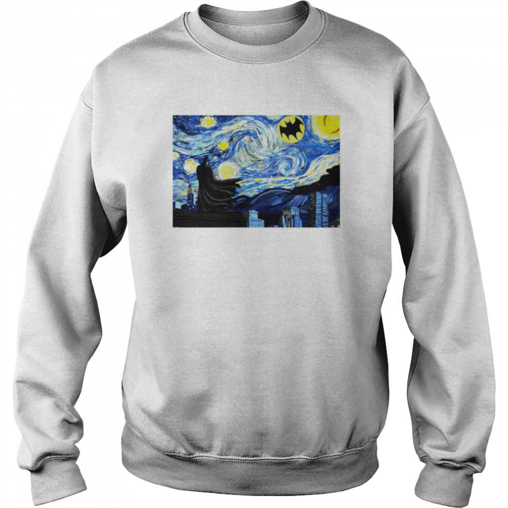 The Batman Starry Night Shirt Unisex Sweatshirt