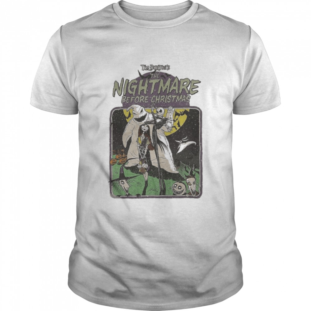 The Nightmare Before Christmas Halloween Tim Burton T-shirt