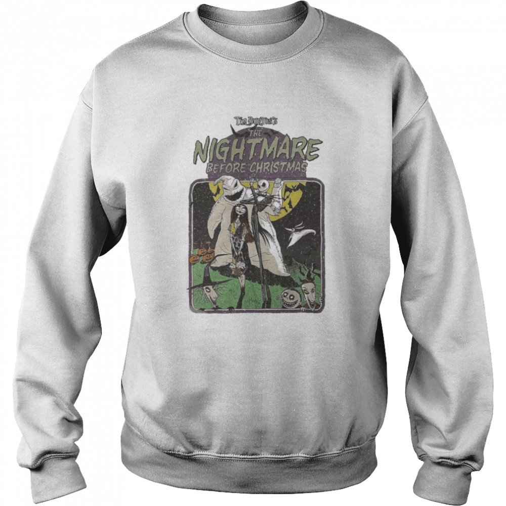 The Nightmare Before Christmas Halloween Tim Burton T Shirt Unisex Sweatshirt