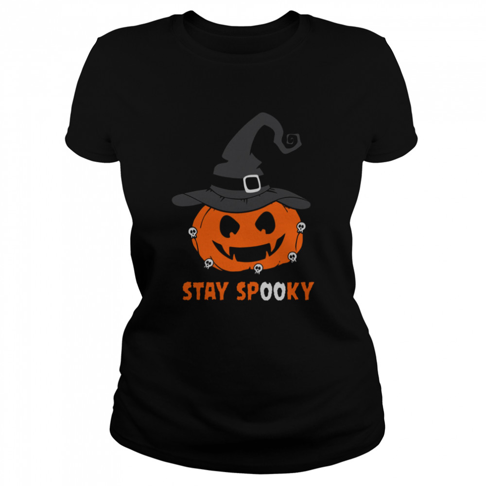 The Pumpkin Witch Stay Spooky Halloween Shirt Classic Women'S T-Shirt
