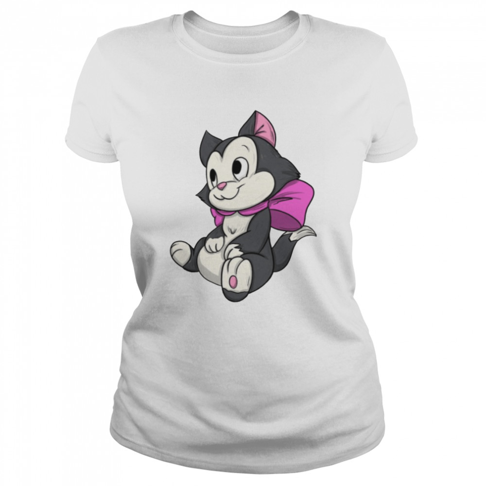Figaro Pinocchio Character Shirt Classic Women'S T-Shirt