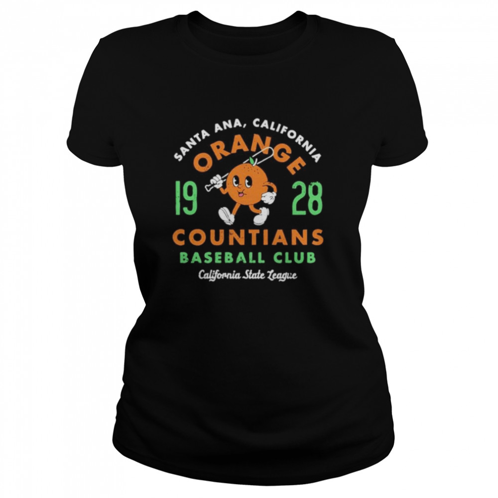 Santa Ana Orange Countians California Defunct Baseball shirt Classic Women's T-shirt
