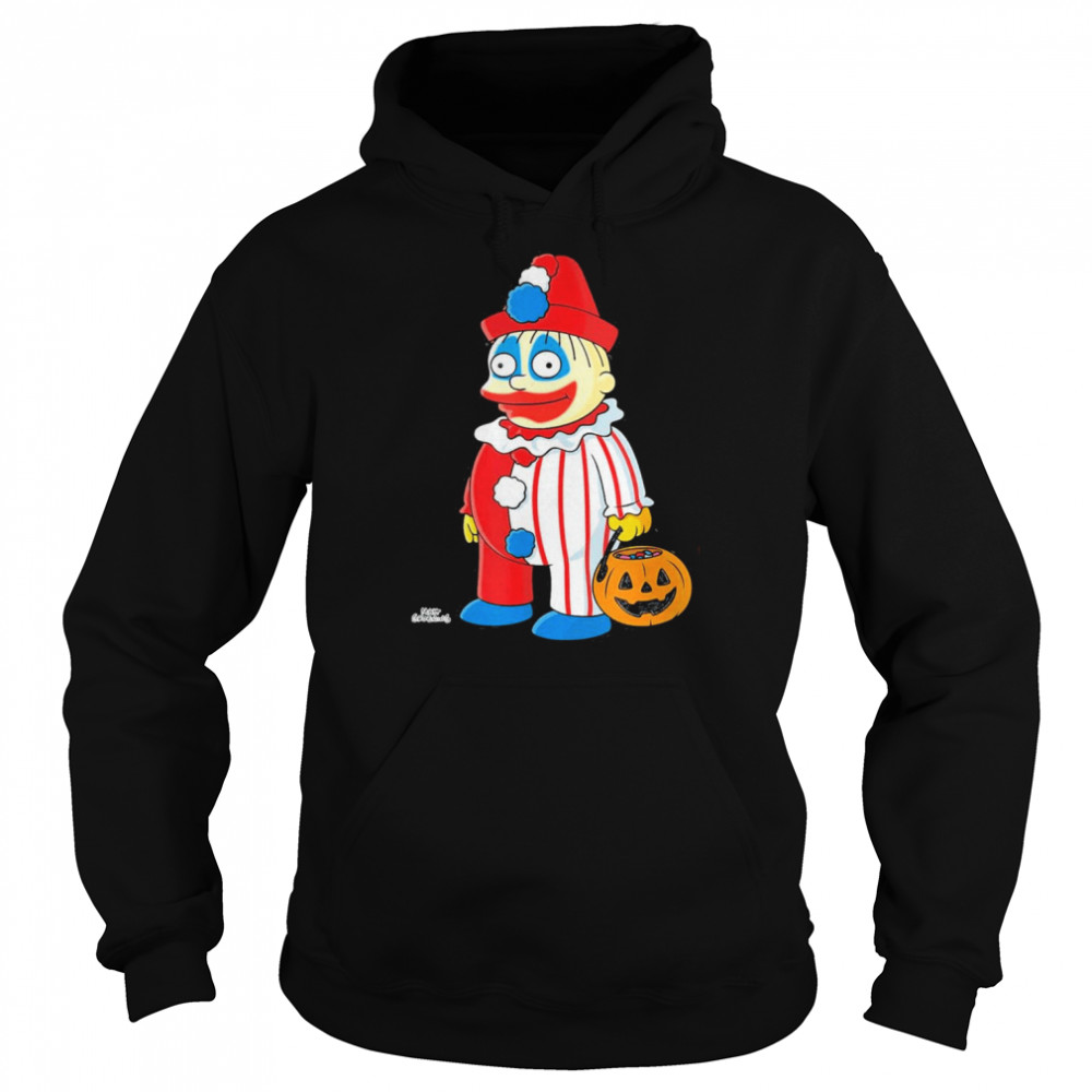 The Simpsons Ralph Clown Treehouse Of Horror Halloween T- Unisex Hoodie