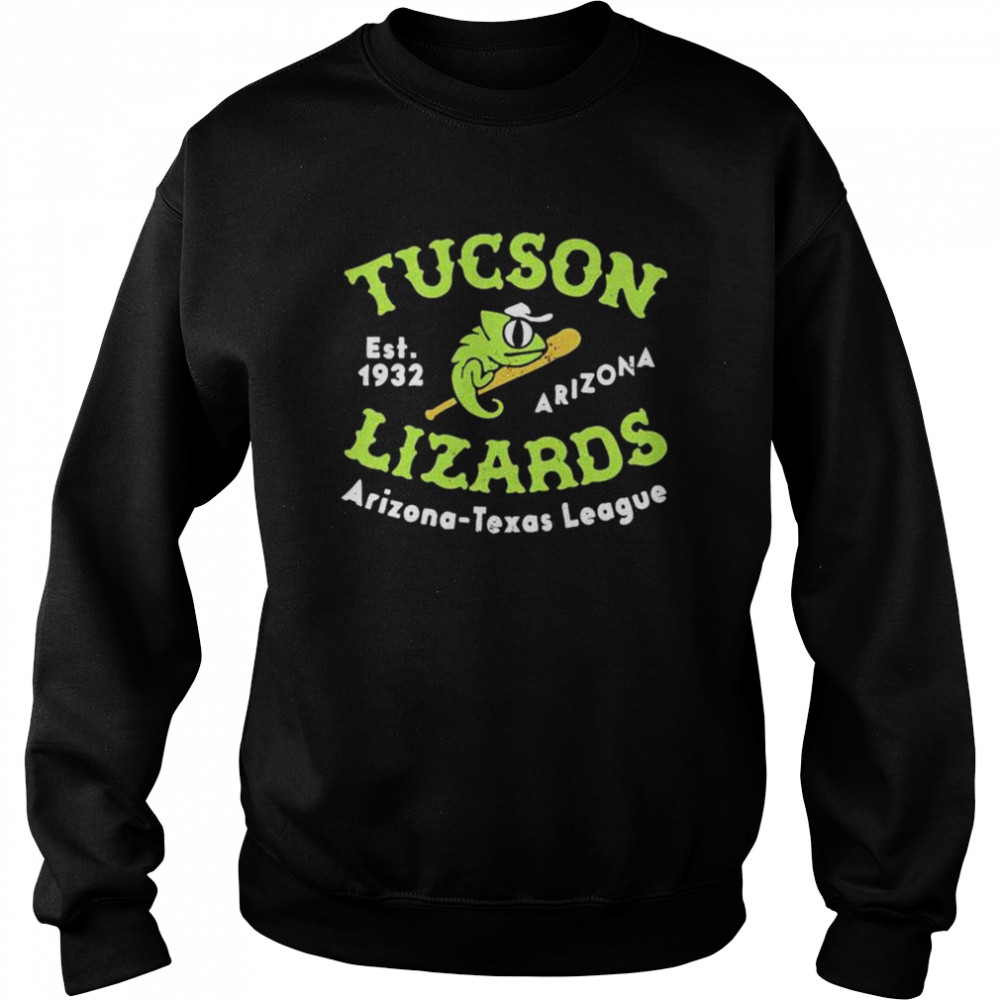 Tucson Lizards Arizona Vintage Defunct Baseball Teams Shirt Unisex Sweatshirt