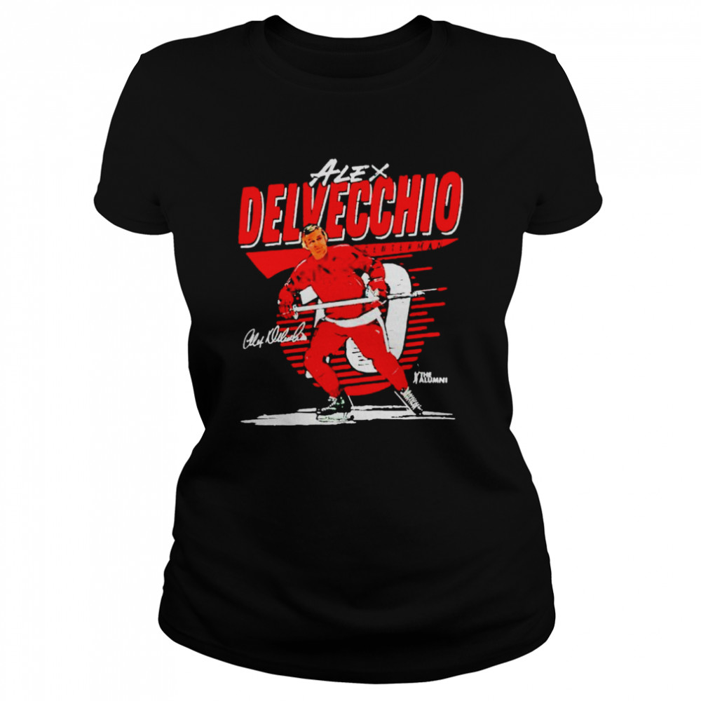 Alex Delvecchio Detroit Red Wings Centerman shirt Classic Women's T-shirt