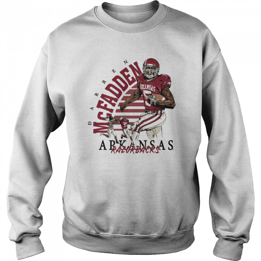 Arkansas Razorbacks Darren McFadden Vintage Throwback T-shirt Unisex Sweatshirt