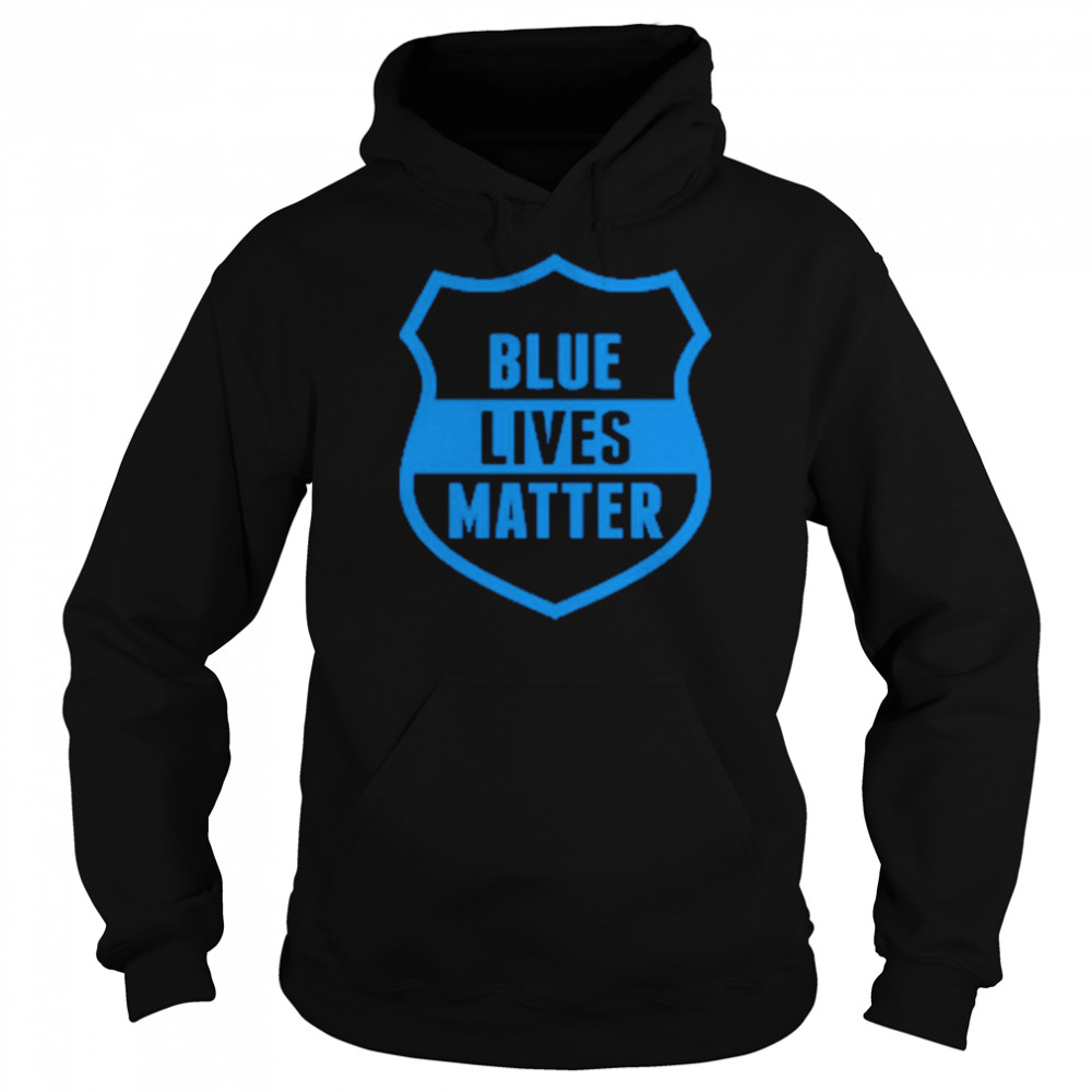 blue lives matter logos t unisex hoodie