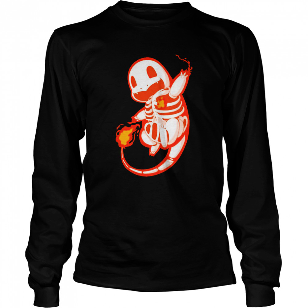 dragon anime halloween skeleton shirt long sleeved t shirt