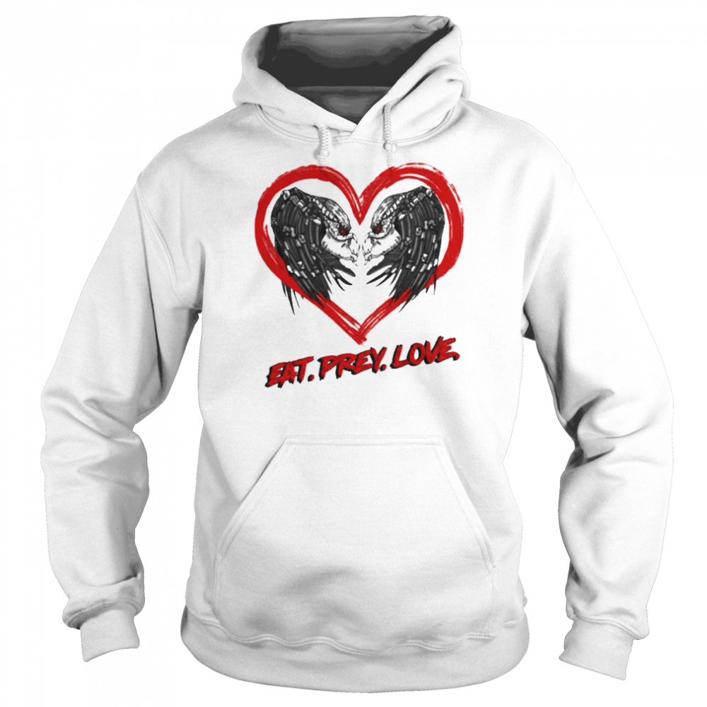 eat prey love unisex hoodie