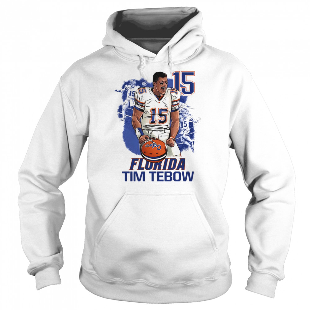 Florida Gators 15 Tim Tebow Champion T-shirt Unisex Hoodie