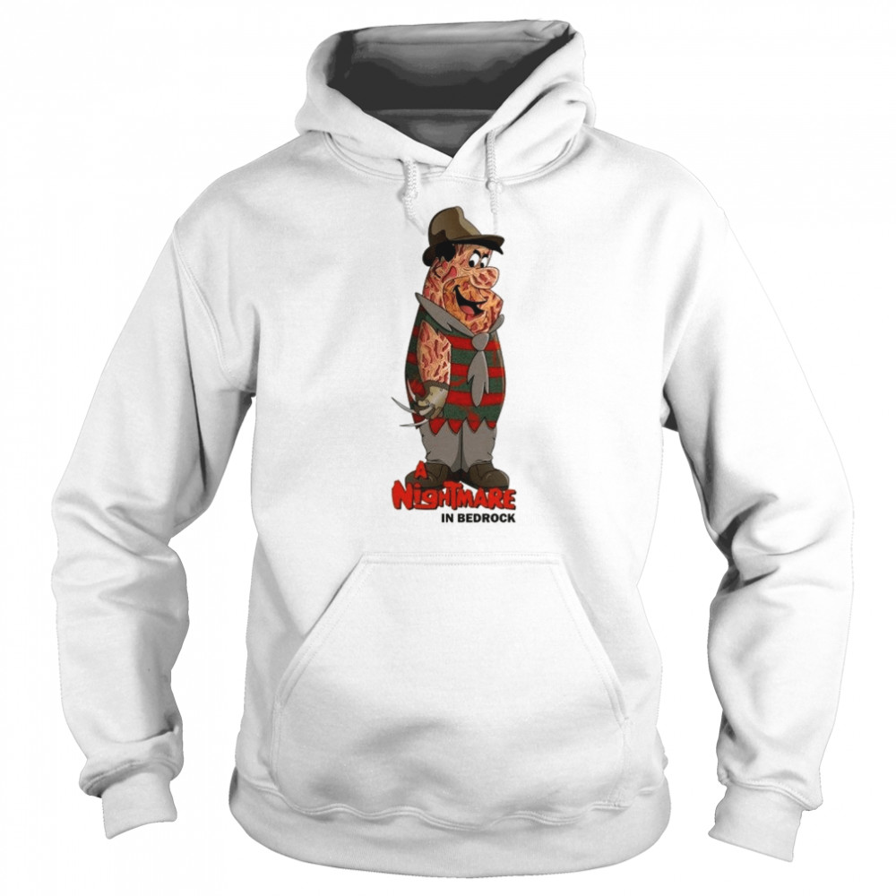 Freddy Krueger Fred Flintstone Mash Up Funny Spoof shirt Unisex Hoodie