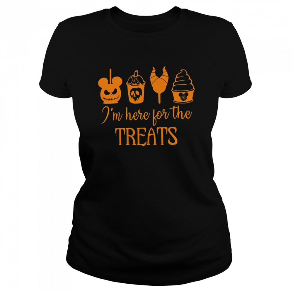 Im Here For The Treats Halloween Classic Womens T Shirt