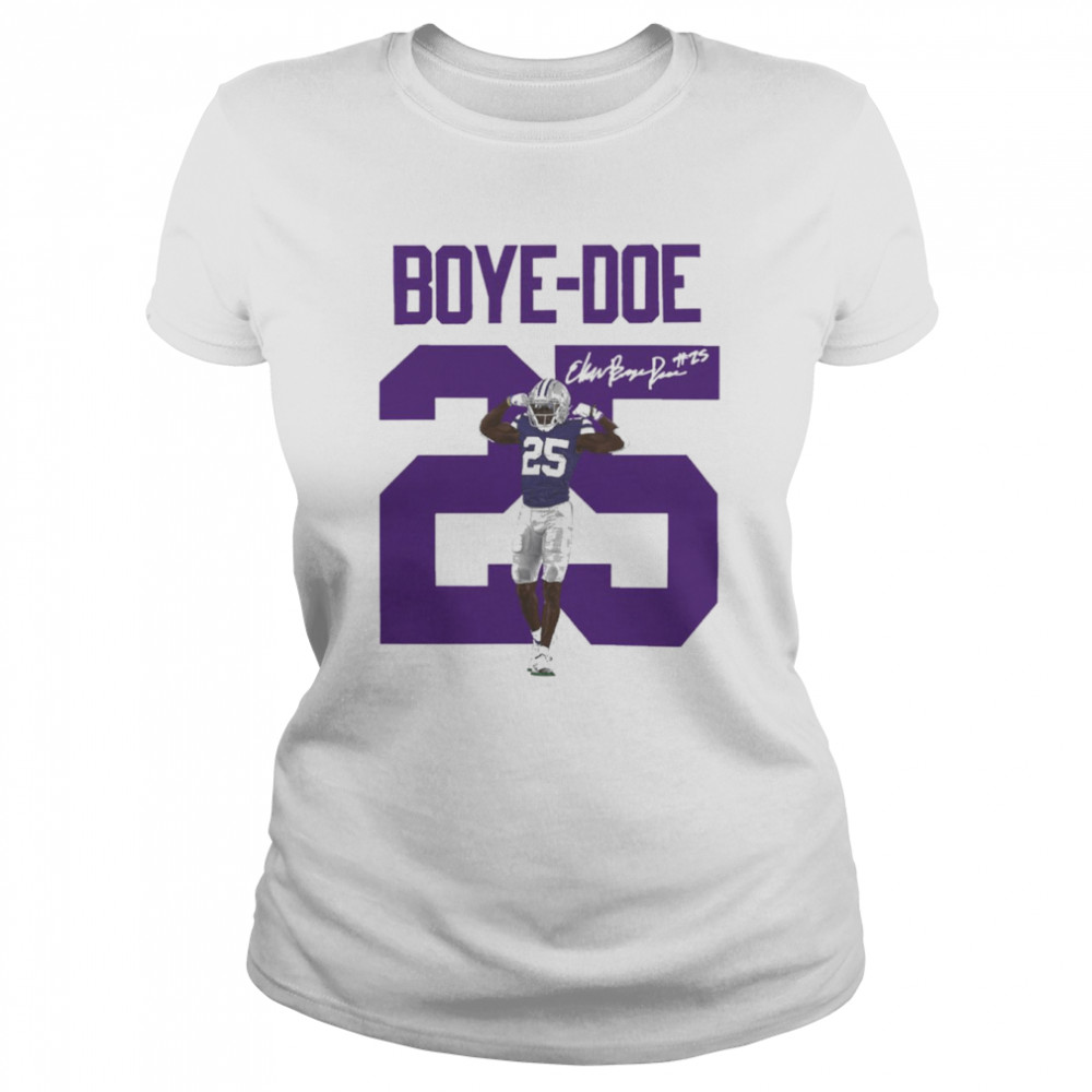 K-State Football Boye-Doe 25 signatures shirt Classic Women's T-shirt