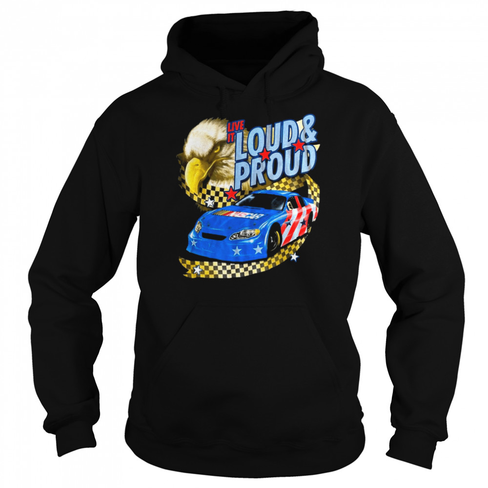 loud and proud racing vintage shirt unisex hoodie