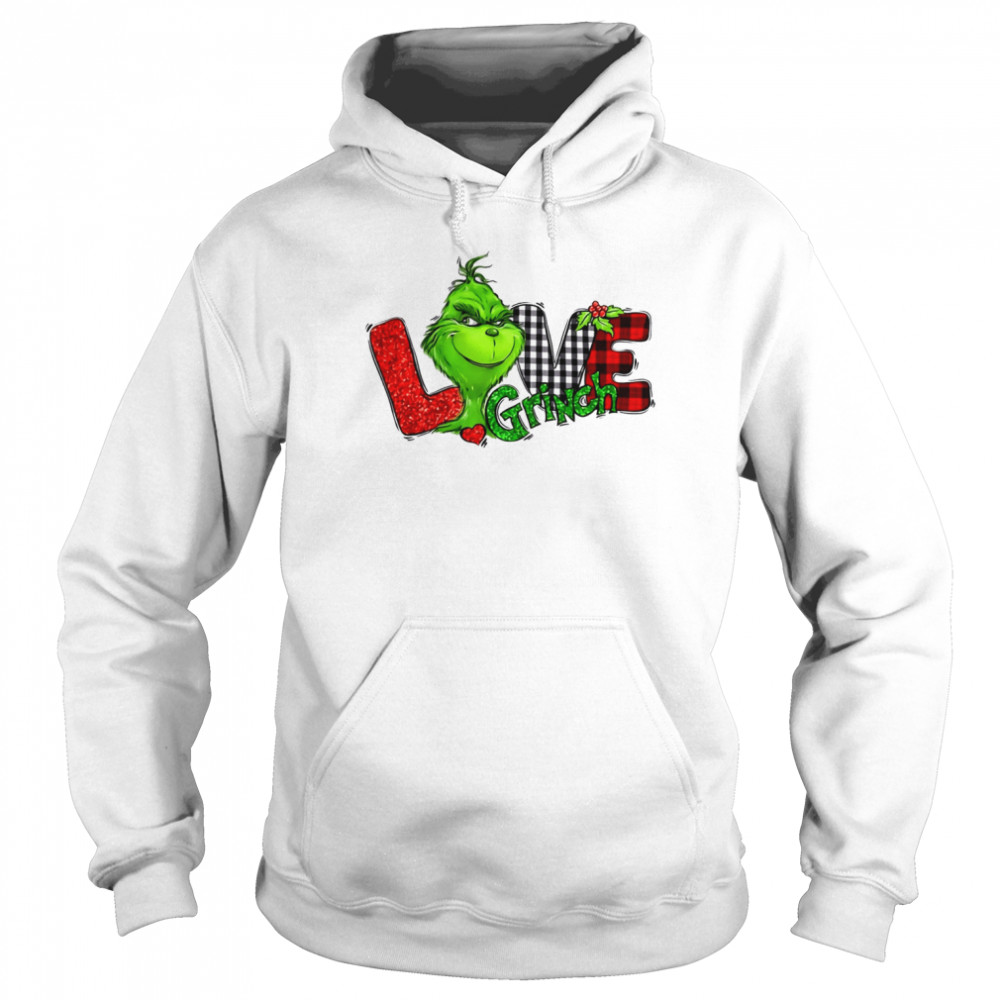 love grinch christmas shirt unisex hoodie