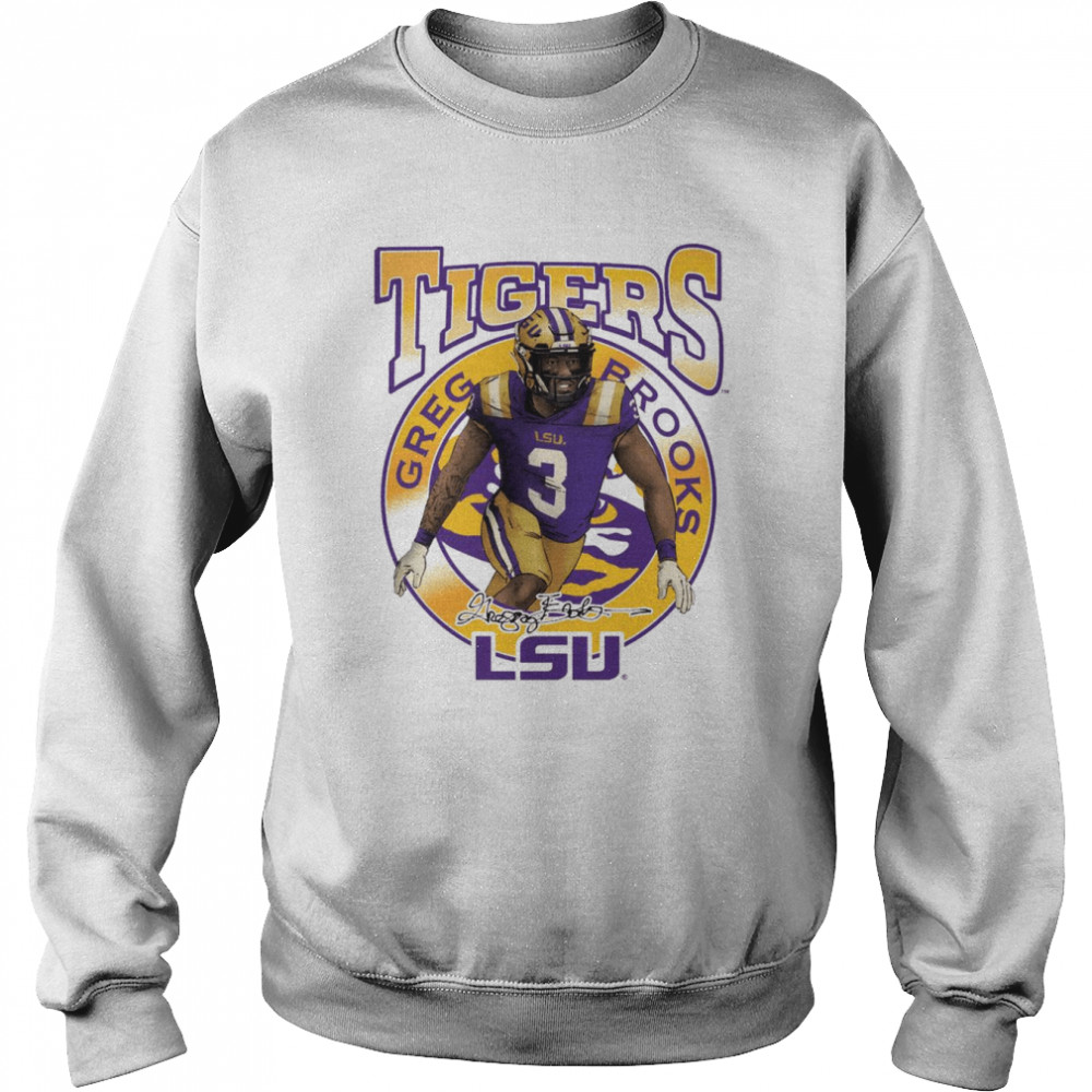 lsu tigers greg brooks eye of the tiger t shirt unisex sweatshirt