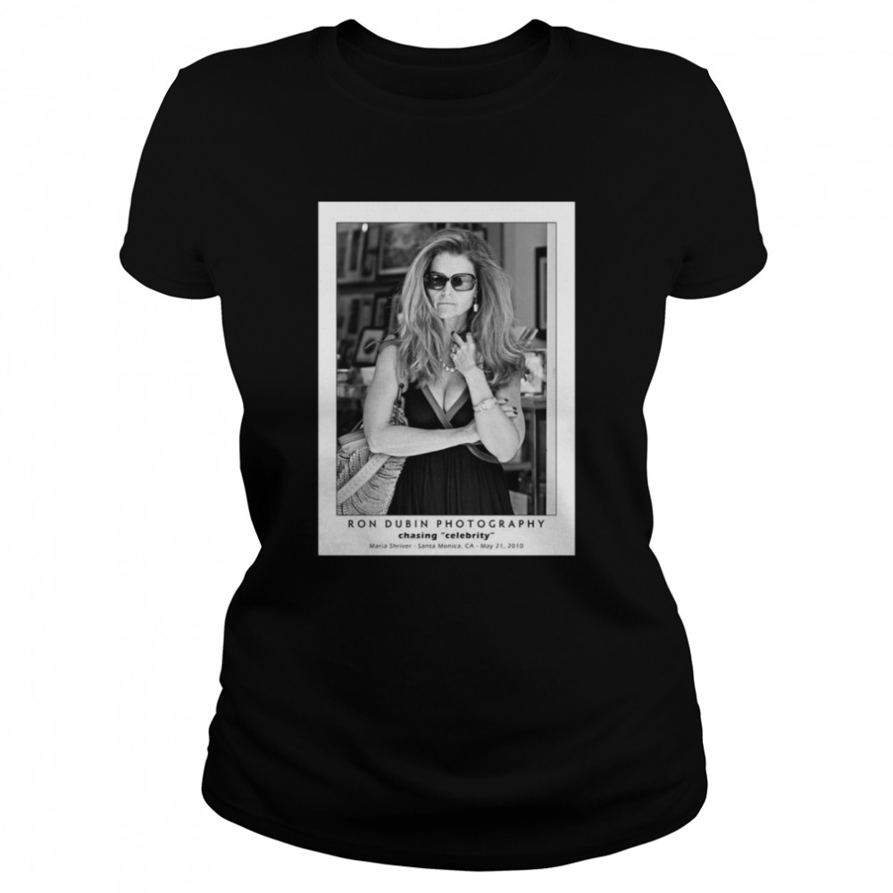 Maria Shriver Subtle Beauty Photographic Design Shirt Classic Womens T Shirt