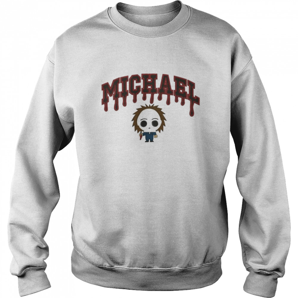 michael myers cute halloween horror movies shirt unisex sweatshirt