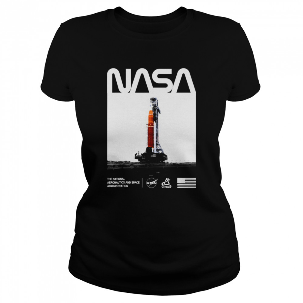 Nasa Artemis Sls Space Launch System Worm Insignia Logo Shirt Classic Womens T Shirt