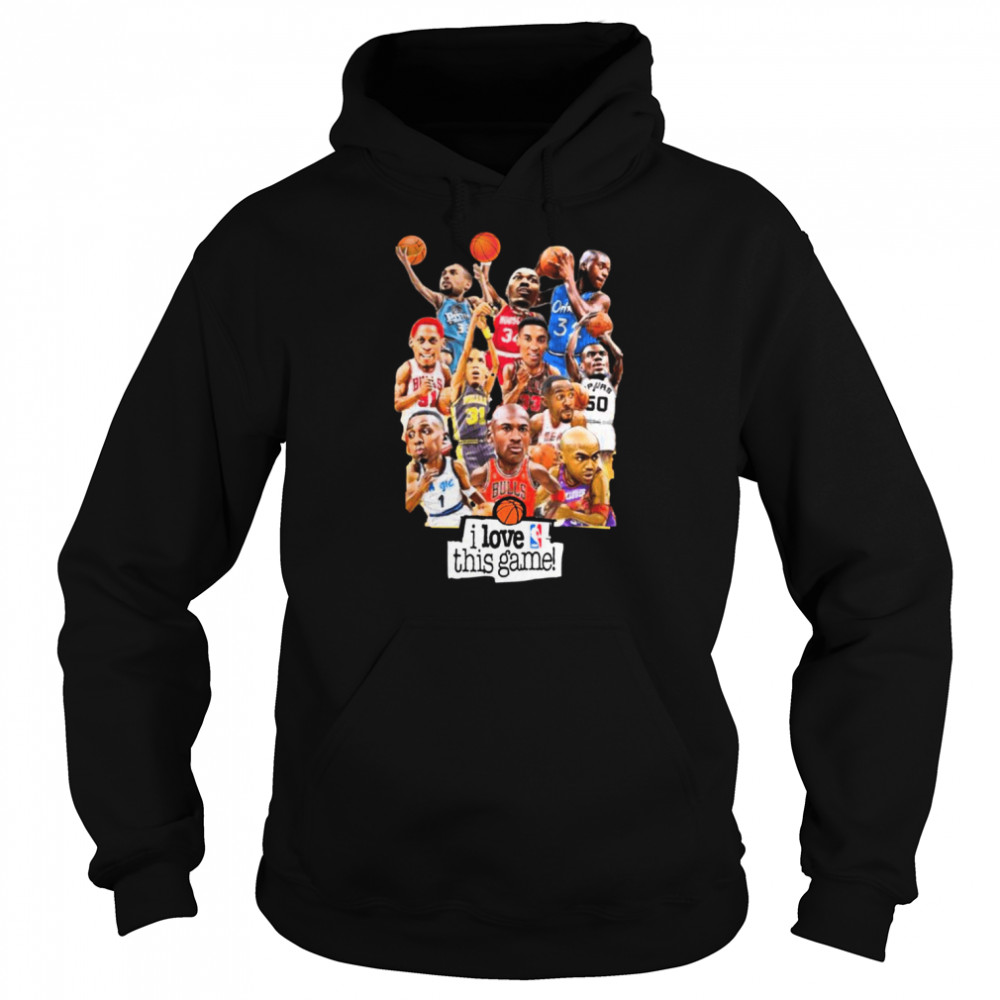 Nba 90S Cartoon Jordan Barkley Dream Team Shirt Unisex Hoodie