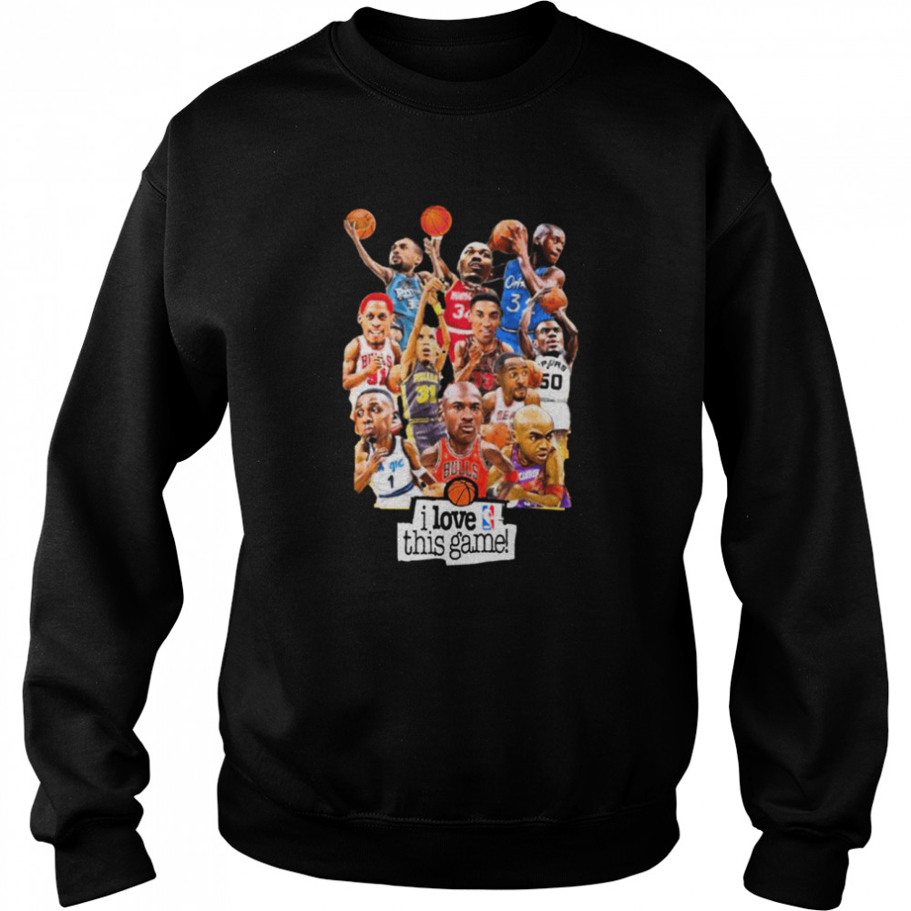 Nba 90S Cartoon Jordan Barkley Dream Team Shirt Unisex Sweatshirt