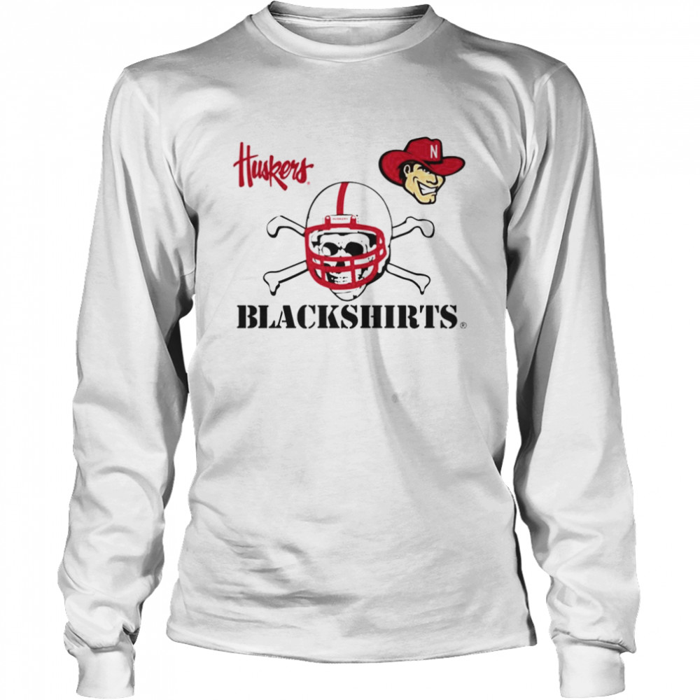 Nebraska Cornhuskers 2022 Blackshirts Logo  Long Sleeved T-shirt
