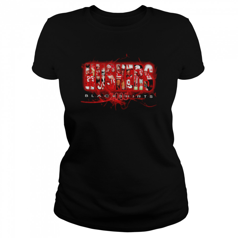Nebraska Football Blackshirts Wallpaper Shirt Classic Womens T Shirt