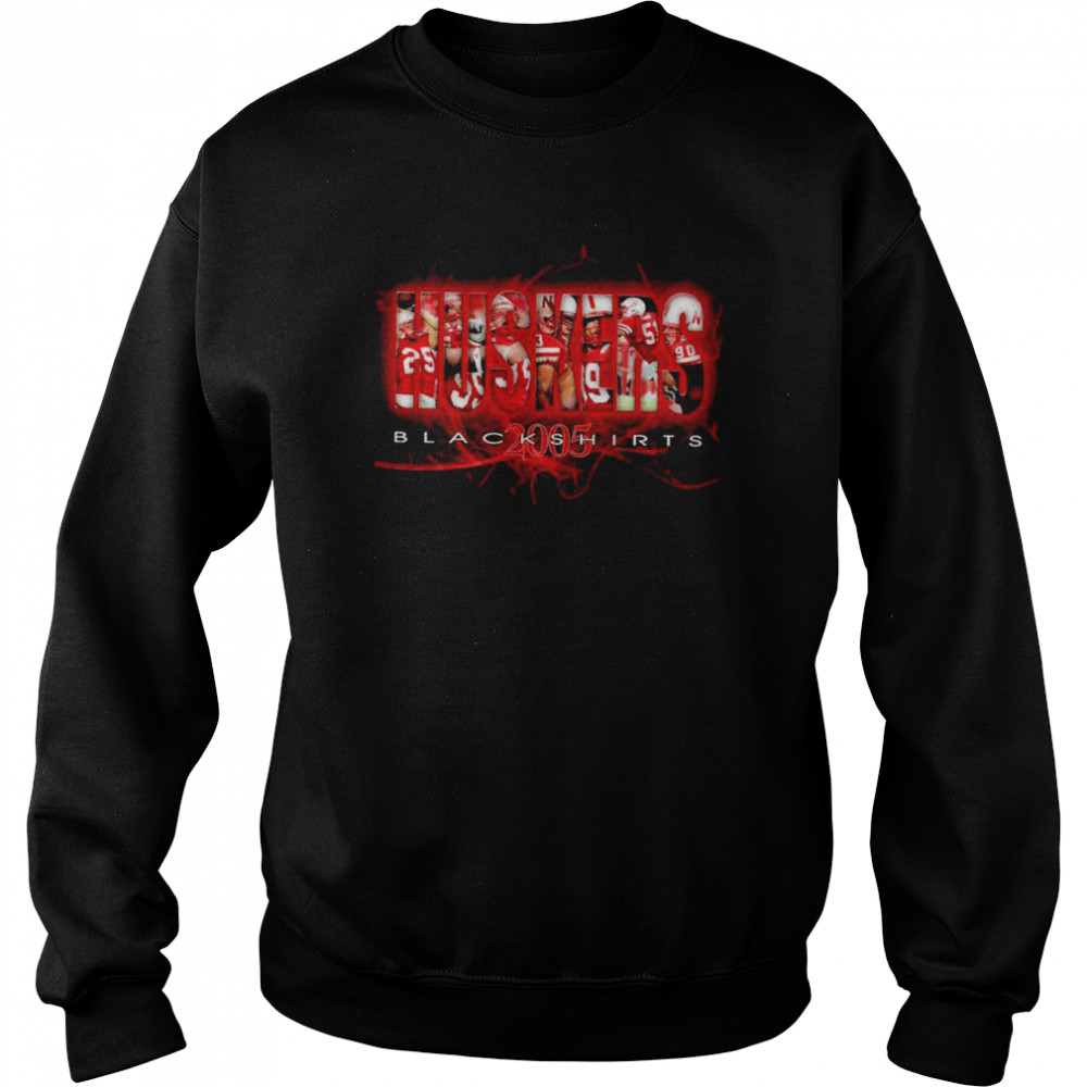 Nebraska Football Blackshirts Wallpaper Shirt Unisex Sweatshirt