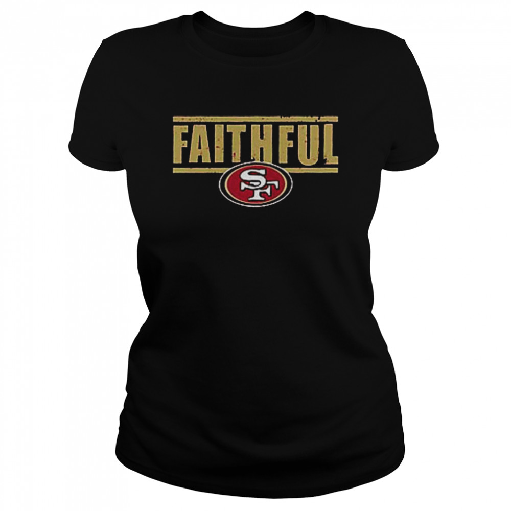 Nfl San Francisco 49Ers Faithful Short Sleeve T- Classic Women'S T-Shirt