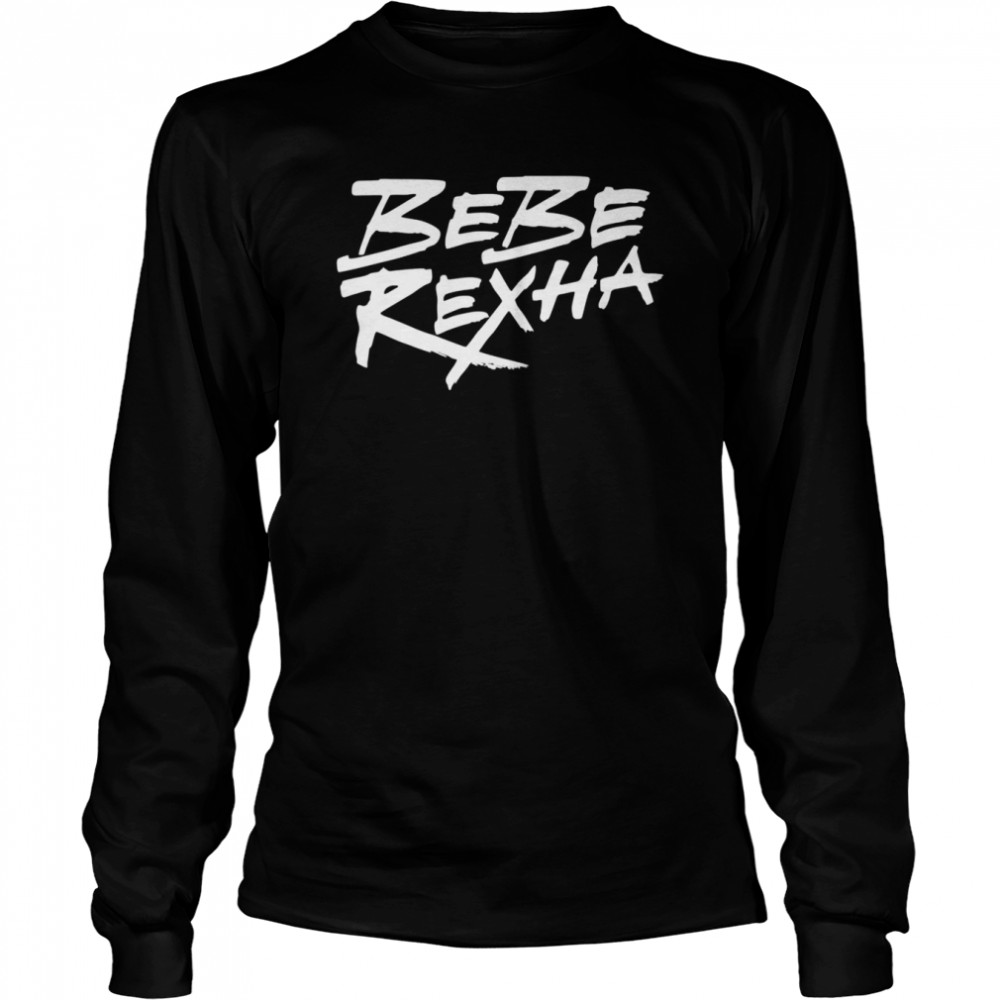 Original Bebe Rexha Logo Shirt Long Sleeved T Shirt