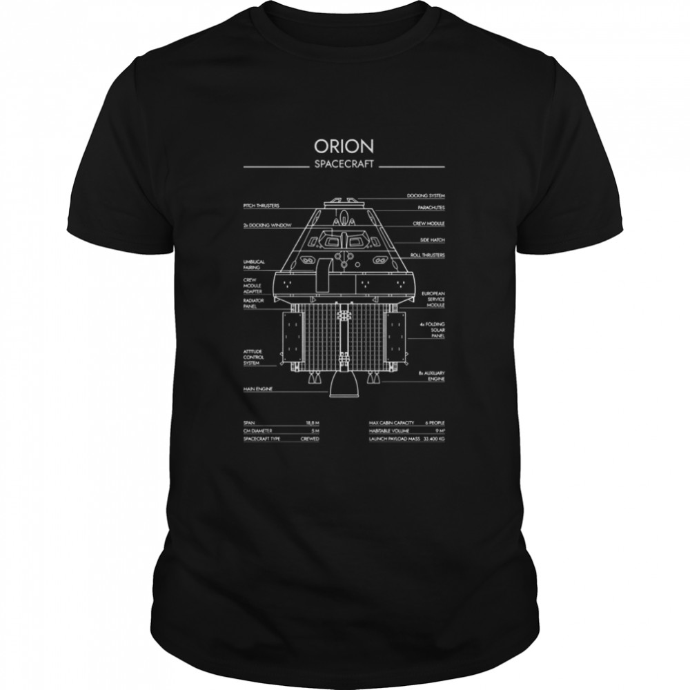 Orion Spacecraft Design shirt