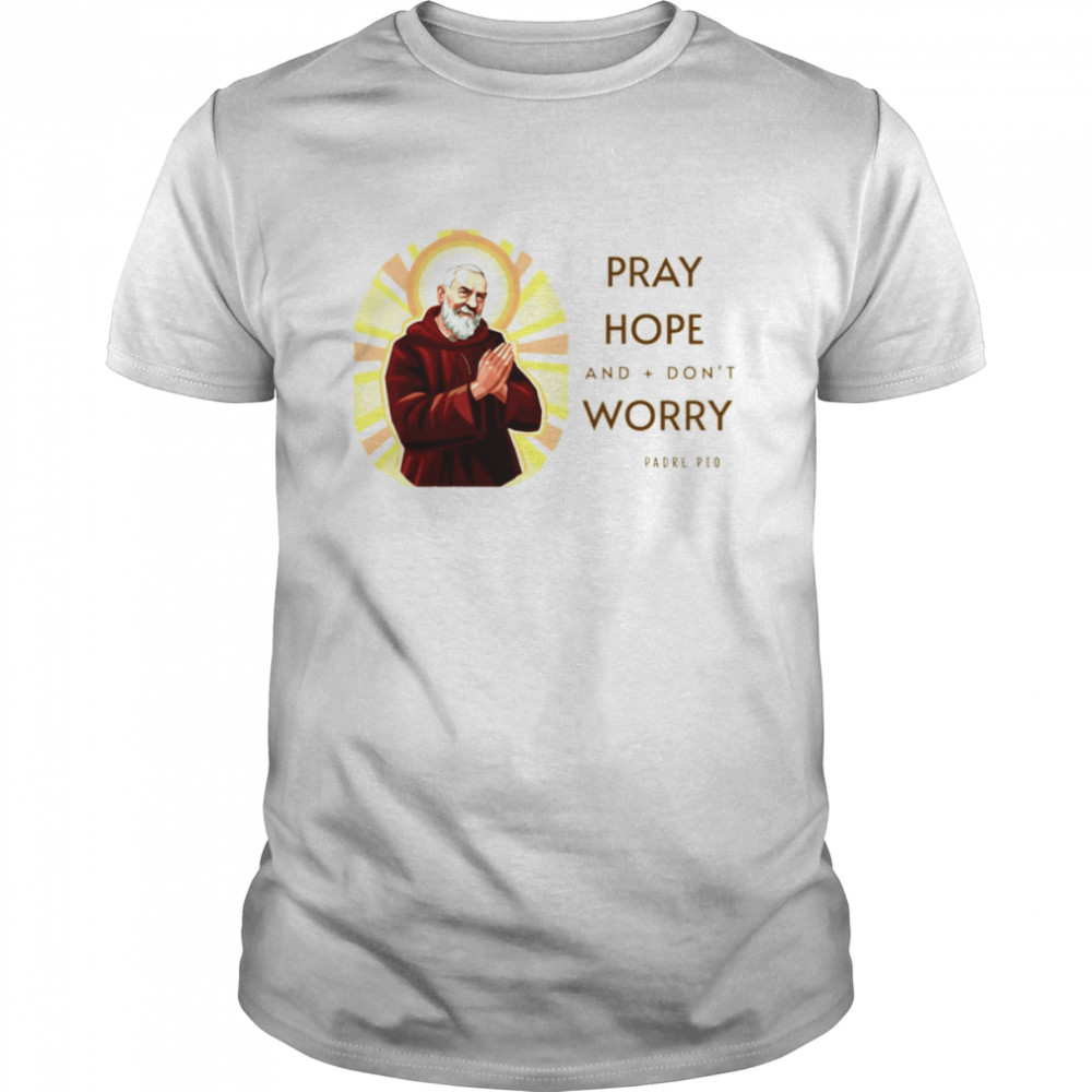 Padre Pio Zero Concern shirt
