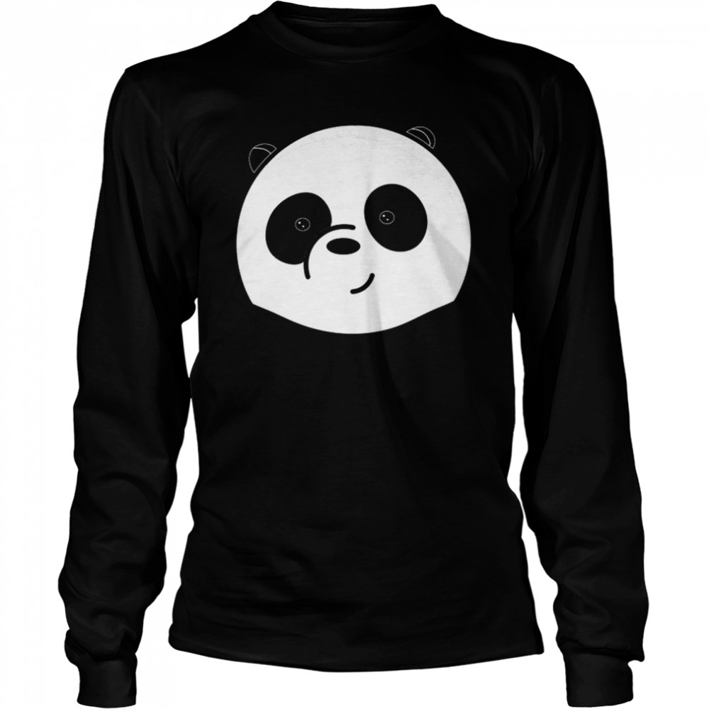 Panda Bear Anime Cute Shirt Long Sleeved T Shirt