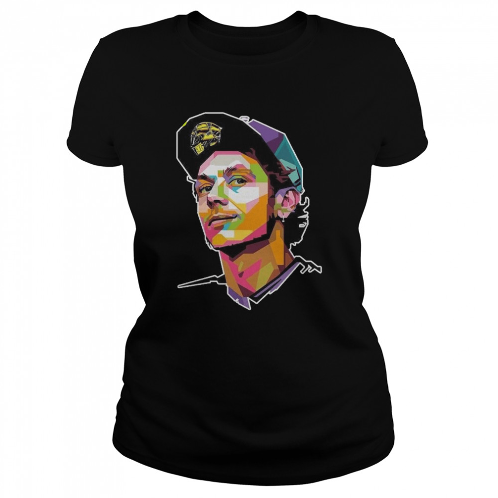 Pop Art Valenti Rossi Shirt Classic Womens T Shirt