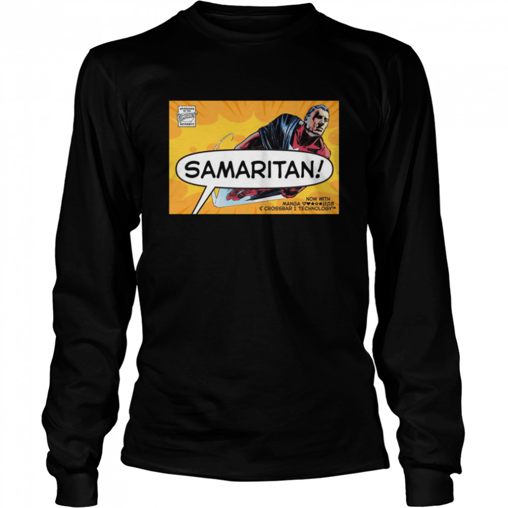 Samaritan Now With Manga Comic Shirt Long Sleeved T-Shirt